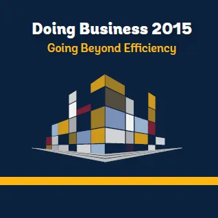 Doing Business 2015 report cover