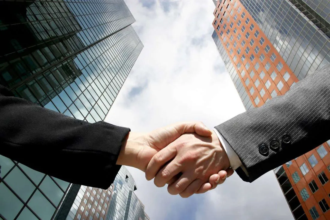 Mergers and acquisitions themed image